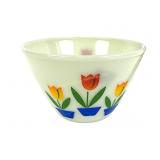 Fire King Tulip splash proof mixing bowl 7.5 inch