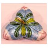 Antique Chinese Enameled Silver Peach Box