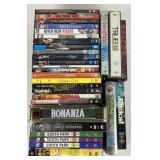 DVD collection including Bonanza, South Park, The