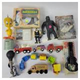 Harmonica set, Elvis bracelet in guitar case,