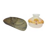 Scales scoop and Glass Shade