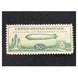 1933 50Â¢ Century of Progress Flight Stamp