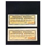 Panama-Pacific International Exposition Tickets (2