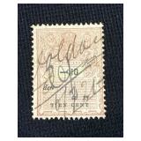 Netherland Indies Tien Cent Revenue Stamp