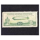 1933 United States 50Â¢ Century of Progress Zeppel