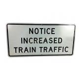 Train Traffic Warning Sign