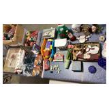 Assorted Christmas Decor and Toys Lot