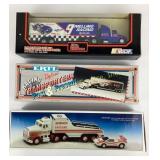 Semi truck toys NASCAR collectible set