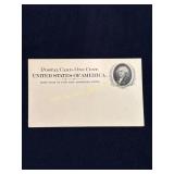 U.S. One-Cent Postal Card John Adams Design