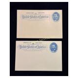 Set of 2 one-cent Ulysses Grant postal cards