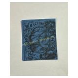 Saxony 2 Neugroschen Blue Stamp