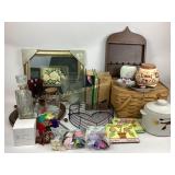 decanter, drink strainer, wine screw, cardinals