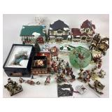 Snow Village and Ornaments - Snowflake Falls Set