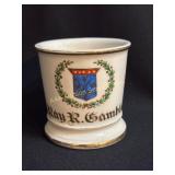 Victorian Austrian Porcelain Occupational Shaving