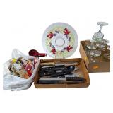 Mixed Kitchenware Lot with Farberware Utensils