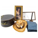 Milan straw hat, artwork