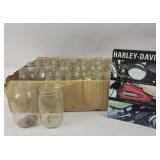 Ball Mason Jars with Harley-Davidson Book