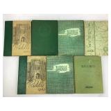 High School Yearbooks Lot - 7 Riddle Editi