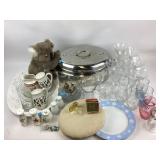 Collection of Kitchenware, Glassware, and Decorati
