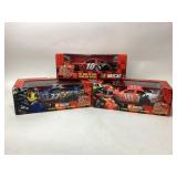 Set of 3 Racing Champions 1:24 Scale NASCAR Cars