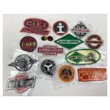Railroad Patches and Pins Collection