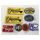 Railroad Patches Collection - 8 Pieces