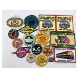 Railroad Collectible Lot: 10 Patches 7 Pins