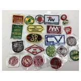Railroad Patches and Pins Set