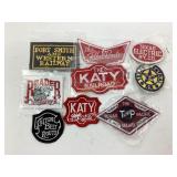 Set of Railroad Themed Embroidered Patches