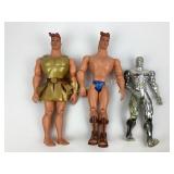 Set of 3 Action Figures including Hercules and Chr