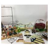 Lot of Decorative Home Items and Crafts