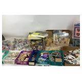 Assorted Craft Supplies Lot with Books