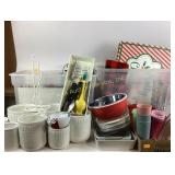 Assorted Kitchenware and Cards Lot
