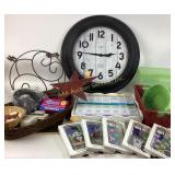 Collection of miscellaneous household and decor it