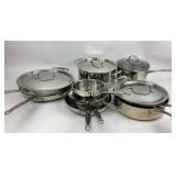 Cuisinart Stainless Steel Cookware Set, 10 Pans/Po