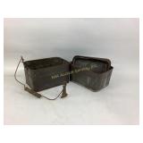 Metal Lunch Tins with Handle