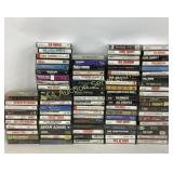 Lot of 60+ Vintage Cassette Tapes