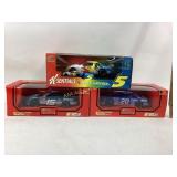 Lot of 3 NASCAR 1:24 Scale Die-Cast Cars