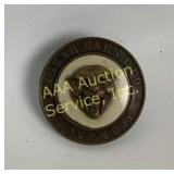 Metal and Enamel Lion Emblem Pin