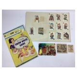 Italian Disney Snow White Cards and Memorabilia Lo