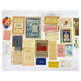 Vintage Ephemera Lot - Books, Booklets, Valentine
