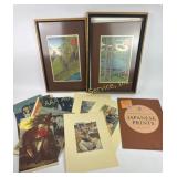Collection of Art Prints and Japanese Woodblock Pr