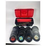 Vinyl 45 RPM Records with Craftsman