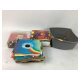 Assorted Lot of Vinyl Records and Sleeves