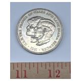 1981 Wedding Commemorative Coin Charles and Diana