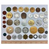 Tokens & Medals Assortment S. B. Kaiser Bar Dayton