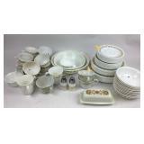 Pyrex Butter Dish and Corelle Dish Set