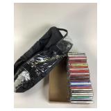 Collection of Holiday Music CDs with Carrying Bag