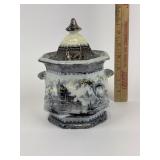 Staffordshire J. Clementson Corea Sugar Bowl Flow