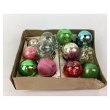 Vintage Mercury Glass Christmas Ornaments in Origi
